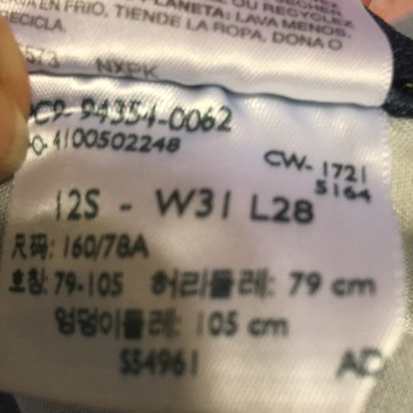 Levi Strauss signature gold women’s jeans mid rise skinny size 12 slim - Picture 5 of 6